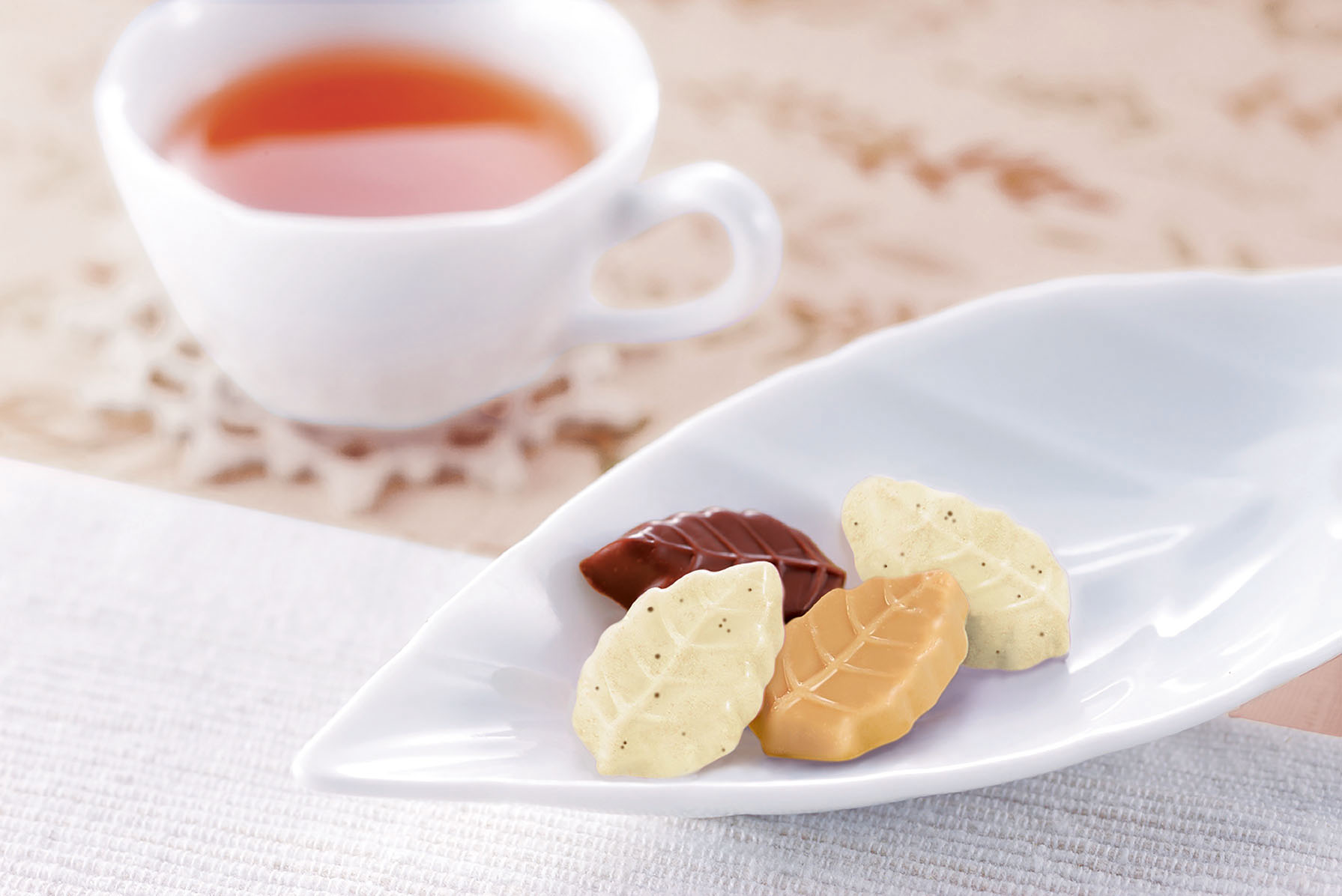 【モンロワール】サービス袋リーフメモリー(白色)